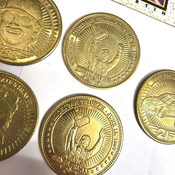 Rare Vintage Nascar Trading Card and Coin Lot 1998 Pinnacle Mint Collection - Picture 7 of 16